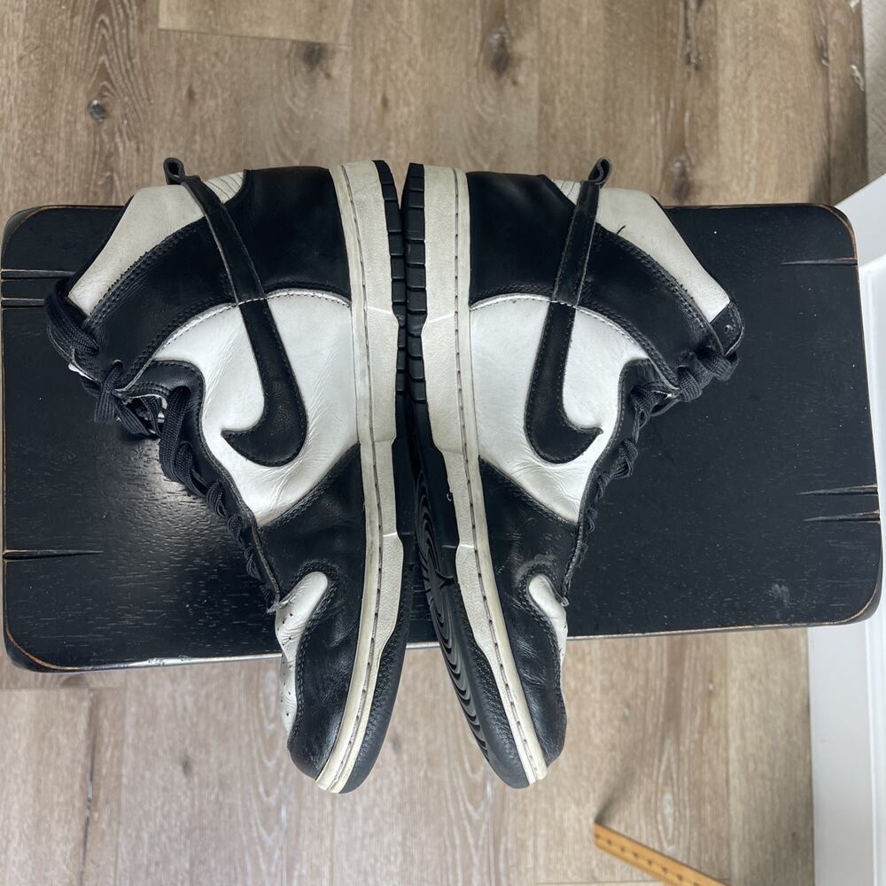 Nike Dunk High Panda White Black Lace Up Sneakers DD1869-103 Womens Size 9.5 - Picture 7 of 13